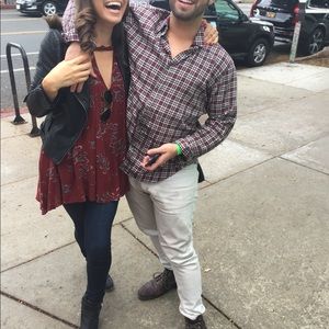 A flowy free People top